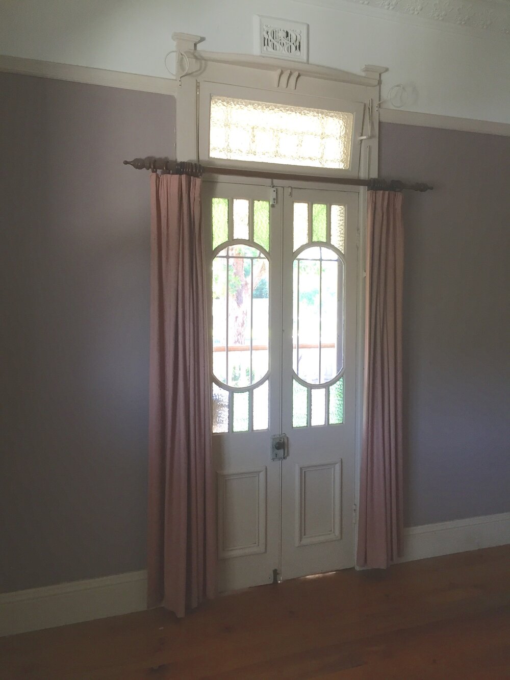 Elsinore, 20 Osborne Avenue, Putney: bedroom 1, doors opening onto verandah