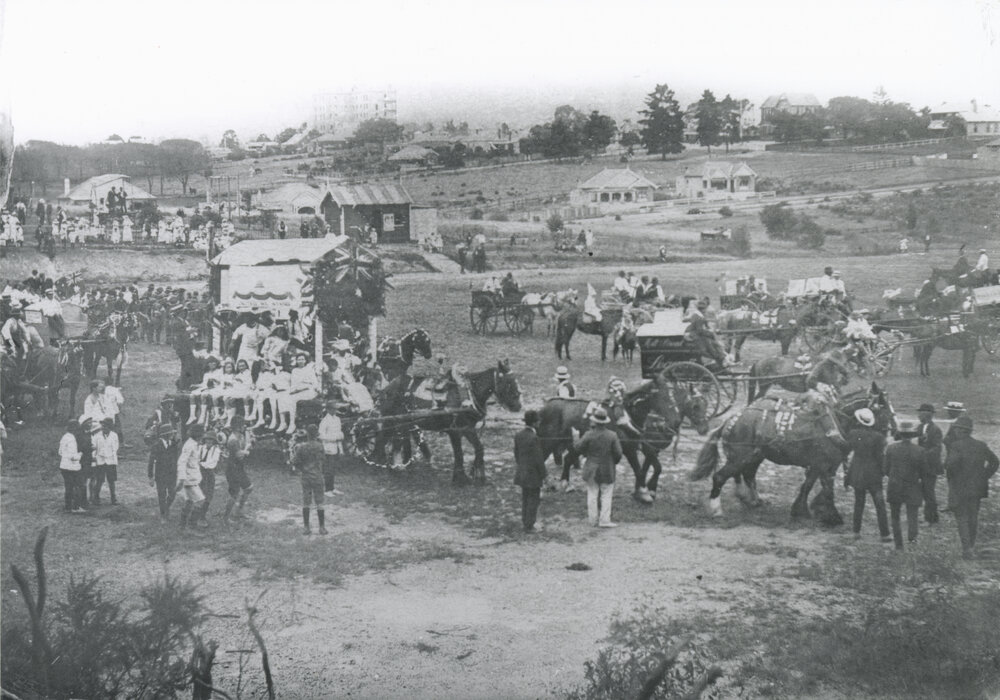 Procession at Ryde Park, 1916