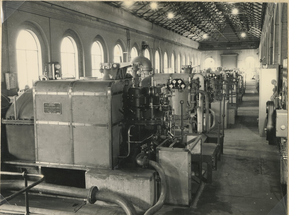 Ryde Pumping Station No.2 : Numbers 5, 6, 7 and 8 Fraser &amp; Chalmers turbine units, post 1958