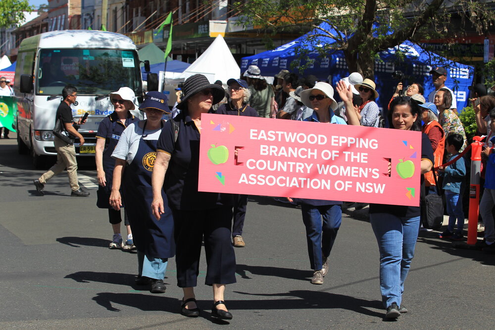 Country Woman's Association, Granny Smith Festival parade, 2019