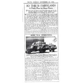 So this is fairyland (newspaper article)