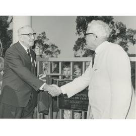 Official opening of the new De Burgh's Bridge, Lane Cove River