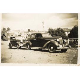 Taxi-cab rank on west side of Eastwood railway station