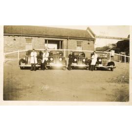 Taxi-cab rank on west side of Eastwood railway station