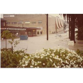 Flooding at corner of West Parade and Hillview Road, Eastwood, 1984