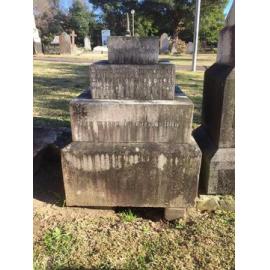 Barton: Headstone of Emily Mary Barton, c.1817-1909