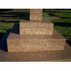 Le Gay Brereton: Base of grave of John le Gaye Brereton, 1827-1886