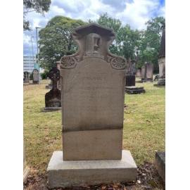Spurway: Headstone of Frances Spurway d.1857