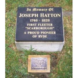 Hatton: Burial site of Joseph Hatton d.1828