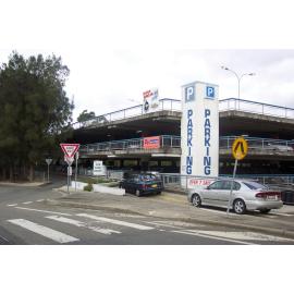 Top Ryde Shopping Centre, 2007: entrance to shopping centre carpark