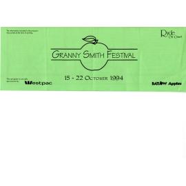 Granny Smith Festival Program brochure