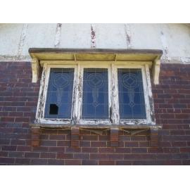 54A Belmore Street, Ryde: detail of window on western facade