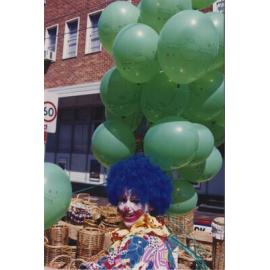 Clown on the street at Granny Smith Festival