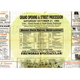 Grand Opening and Street Procession: Saturday October 21,1995