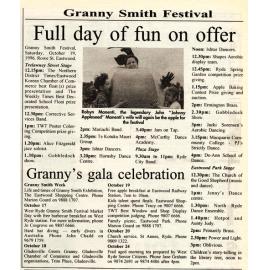 Granny Smith Festival: full day of fun of offer