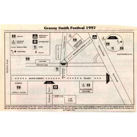 Granny Smith Festival map,1997