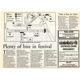 Plenty of bite in the festival : Granny Smith program of events and map 