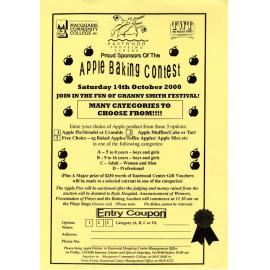 Apple baking contest entry form