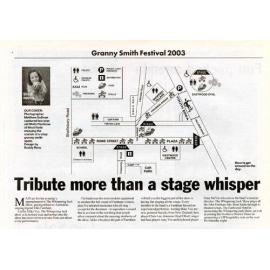 Granny Smith Festival 2003: site map
