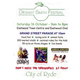 Granny Smith Festival program