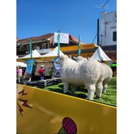 Float in the festival parade, 2023