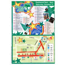 Event program and map for Granny Smith 2009 (newspaper clipping)