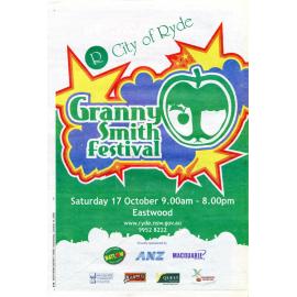 Granny Smith Festival full page advertisment