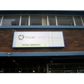 219 Blaxland Road, Ryde: signage for Volks Real Estate