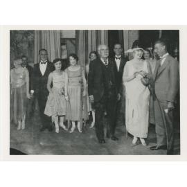 World Champion sculler, Major Goodsell, receiving his winnings from Lee White at the Palace Theatre Sydney, May 1926 