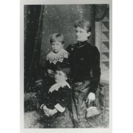 Mrs. George Hawkins (Emily Jane Smith) with children