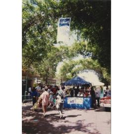 Stalls located in the Eastwood Plaza