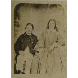 Thomas Hawkless (aged about 10 years) and his mother, Elizabeth (nee Sloane)