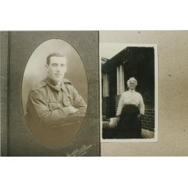 Ernest Hawkless around 1914 and Mary Annie Hawkless (nee Mallitt)