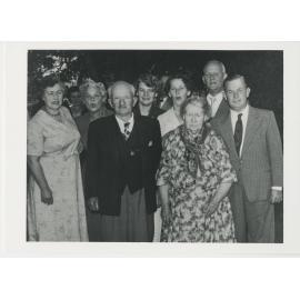 50th wedding anniversary of Jabez James and Sarah Hicks in 1949. 
