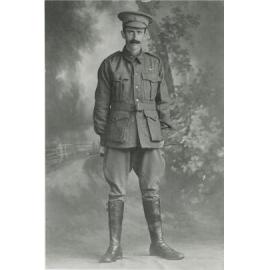 Jack Jones in his World War I uniform, 1916