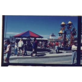 Fair rides at the Family Gala day, Granny Smith Festival