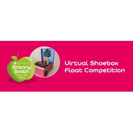 Virtual Shoebox Float Competition banner, Granny Smith Online 2021
