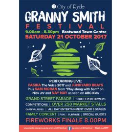 Granny Smith Festival poster, 2017