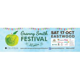 Granny Smith Festival fence banner, 2015