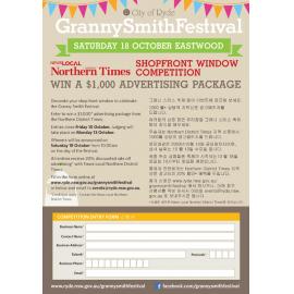 Granny Smith Festival, Shopfront Window Competition, 2014