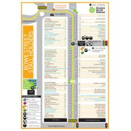 Granny Smith Festival stall holders maps and names, 2013