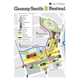Granny Smith Festival map, 2011