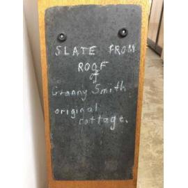 Roof slate from Maria Ann (Granny) Smith's cottage