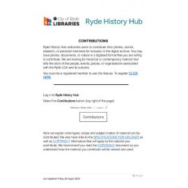 Contributions