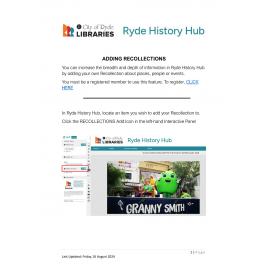 Adding Recollections to items