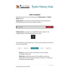 Guide to searching