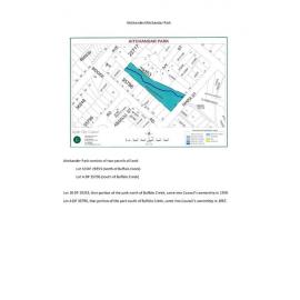 Aitchandar Park: a history