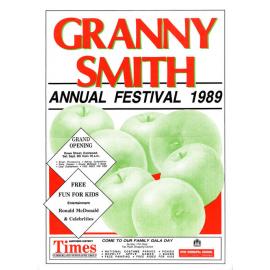 Granny Smith Festival poster, 1989