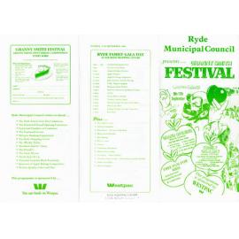 Granny Smith Festival program, 1989