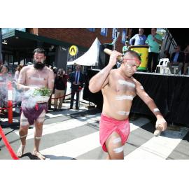 Smoking ceremony, Granny Smith Festival, 2022